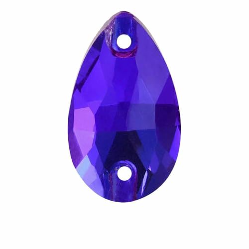 Lila Samt-Mix-Formen zum Aufnähen, Strasssteine, Glitzerglas, flache Rückseite, Nähen, Kristallsteine für Kleidung, Accessoires, Schuhe, 11 x 18 mm, 28 Stück Lila Samt-Mix-Formen zum Aufnähen, Strasssteine, Glitzerglas, flache Rückseite, Nähen, Kristallsteine für Kleidung, Accessoires, Schuhe, 11 x 18 mm, 28 Stück von DEFRTG