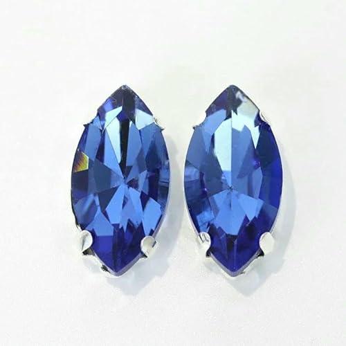 Mix Color Nähen Strass Pferd Auge Glas Kleidung Zubehör Flache Rückseite Strass Großhandel Lose Kristall für Stoff-Saphir-5x10mm-20 Stück Gold Klaue Mix Color Nähen Strass Pferd Auge Glas Kleidung Zubehör Flache Rückseite Strass Großhandel Lose Kristall für Stoff-Saphir-5x10mm-20 Stück Gold Klaue von DEFRTG