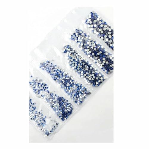 Mix-Größen SS4-SS12, bunt, 1680 Stück, 3D-Non-HotFix-Nagelkunst, flache Rückseite, Strass-Dekorationen, Tanzkostüme, Saphir, 1680 Stück Mix-Größen SS4-SS12, bunt, 1680 Stück, 3D-Non-HotFix-Nagelkunst, flache Rückseite, Strass-Dekorationen, Tanzkostüme, Saphir, 1680 Stück von DEFRTG