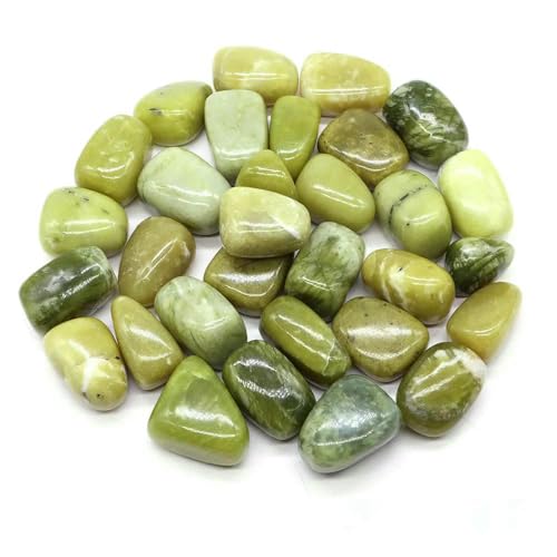 Natürlicher Trommelstein, ozeanblauer Obsidian, Heilkristall, Reiki, Quarz, Mineralprobe, Aquarium, Garten, Heimdeko, Xiuyan-Jade, 1000 g von DEFRTG