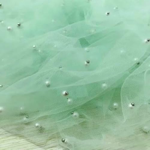 Pearl Mesh Shooting Requisiten Nagellack Handheld Dekoration Nagelverschönerung Fotografie Hintergrund Tuch Nagel Zubehör-grün von DEFRTG