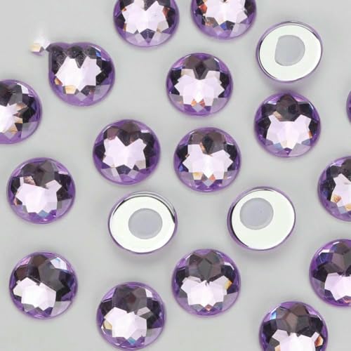 Runder Acryl-Strassstein zum Aufkleben auf Objekte, selbstklebender Strassstein für Heimkleidung, Dekoration, DIY, Kinder, DIY, Lila, 12 mm, 150 Stück Runder Acryl-Strassstein zum Aufkleben auf Objekte, selbstklebender Strassstein für Heimkleidung, Dekoration, DIY, Kinder, DIY, Lila, 12 mm, 150 Stück von DEFRTG