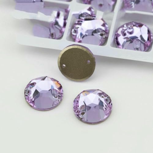 S122 Violett AAAAA K9 Glas-Strasssteine zum Aufnähen, Kristall, flache Rückseite, zum Basteln, für Kleidung, Hochzeitskleid, 8B-8S, 12 mm, 40 Stück, Violett S122 Violett AAAAA K9 Glas-Strasssteine zum Aufnähen, Kristall, flache Rückseite, zum Basteln, für Kleidung, Hochzeitskleid, 8B-8S, 12 mm, 40 Stück, Violett von DEFRTG