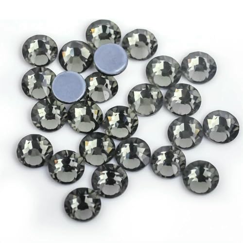 SS3-SS30 Strasssteine zum Aufbügeln in grüner Vulkanfarbe/Hotfix-Kristall-Strasssteine, Strasssteine zum Nähen und für Stoffbekleidung, Schwarzer Diamant, SS16, 1440 Stück SS3-SS30 Strasssteine zum Aufbügeln in grüner Vulkanfarbe/Hotfix-Kristall-Strasssteine, Strasssteine zum Nähen und für Stoffbekleidung, Schwarzer Diamant, SS16, 1440 Stück von DEFRTG