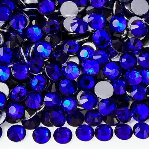 SS3-SS34 Blaue Serie Glitzerkristall Nicht Hotfix Strasssteine DIY Nägel Strass Diamant für Kleid Nägel Kleider-Kobalt-SS5-1440 Stück SS3-SS34 Blaue Serie Glitzerkristall Nicht Hotfix Strasssteine DIY Nägel Strass Diamant für Kleid Nägel Kleider-Kobalt-SS5-1440 Stück von DEFRTG