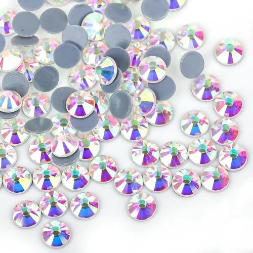 SS3~SS50 Crystal AB Hotfix-Strassstein, flache Rückseite, zum Aufbügeln, Strass-Kristallsteine, Hotfix-Strasssteine für Stoff- und Kleidungsdekoration, Kleber AB-ss10, 1440 Stück SS3~SS50 Crystal AB Hotfix-Strassstein, flache Rückseite, zum Aufbügeln, Strass-Kristallsteine, Hotfix-Strasssteine für Stoff- und Kleidungsdekoration, Kleber AB-ss10, 1440 Stück von DEFRTG