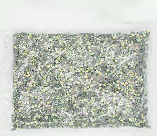 SS3-SS50 Großpackung Better AB Glas-Strass zum Aufbügeln, Hotfix-Strasssteine, Kleber AB-ss16, 14400 Stück von DEFRTG
