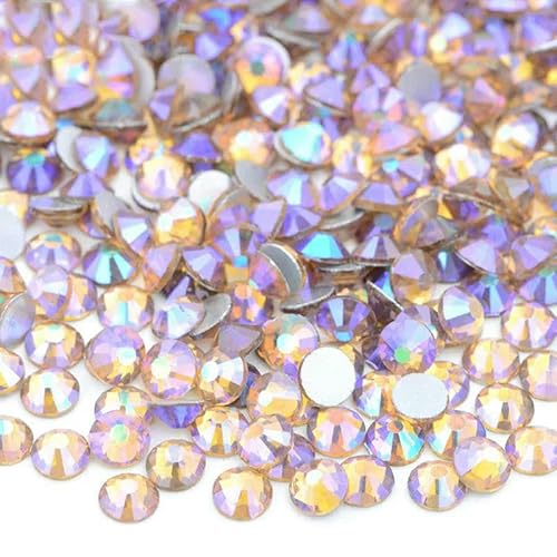 SS6 SS10 SS12 SS16 SS20 SS30 Flache Rückseite, Glas-Strasssteine, klarer Kristall, AB, Nagel-Strass, kein Hotfix, Stein, DIY-Basteln, 52 Lt.Topaz AB-SS30, 20 g, 2880 Stück SS6 SS10 SS12 SS16 SS20 SS30 Flache Rückseite, Glas-Strasssteine, klarer Kristall, AB, Nagel-Strass, kein Hotfix, Stein, DIY-Basteln, 52 Lt.Topaz AB-SS30, 20 g, 2880 Stück von DEFRTG