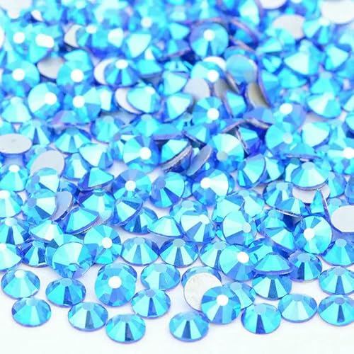 SS6 SS10 SS12 SS16 SS20 SS30 Flache Rückseite, Glas-Strasssteine, klarer Kristall, AB, Nagel-Strass, kein Hotfix-Stein, DIY-Bastelarbeiten, 54 Saphir AB, SS10, 100 g, 14400 Stück SS6 SS10 SS12 SS16 SS20 SS30 Flache Rückseite, Glas-Strasssteine, klarer Kristall, AB, Nagel-Strass, kein Hotfix-Stein, DIY-Bastelarbeiten, 54 Saphir AB, SS10, 100 g, 14400 Stück von DEFRTG