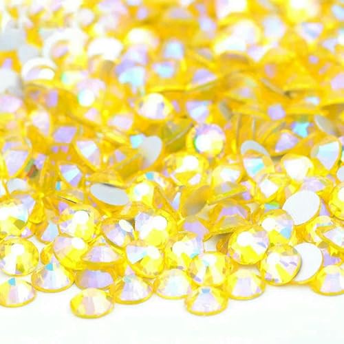 SS6 SS10 SS12 SS16 SS20 SS30 Flache Rückseite, Glas-Strasssteine, klarer Kristall, AB, Nagel-Strass, kein Hotfix-Stein, DIY-Bastelarbeiten, 71 Citrin AB, SS8, 100 g, 14400 Stück SS6 SS10 SS12 SS16 SS20 SS30 Flache Rückseite, Glas-Strasssteine, klarer Kristall, AB, Nagel-Strass, kein Hotfix-Stein, DIY-Bastelarbeiten, 71 Citrin AB, SS8, 100 g, 14400 Stück von DEFRTG