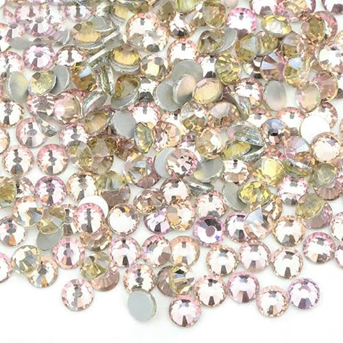 SS6 SS10 SS12 SS16 SS20 SS30 Flache Rückseite, Glas-Strasssteine, klarer Kristall, AB, Nagel-Strass, kein Hotfix-Stein, DIY-Bastelarbeiten, 78 Pink Champagner, SS12, 100 g, 14.400 Stück SS6 SS10 SS12 SS16 SS20 SS30 Flache Rückseite, Glas-Strasssteine, klarer Kristall, AB, Nagel-Strass, kein Hotfix-Stein, DIY-Bastelarbeiten, 78 Pink Champagner, SS12, 100 g, 14.400 Stück von DEFRTG