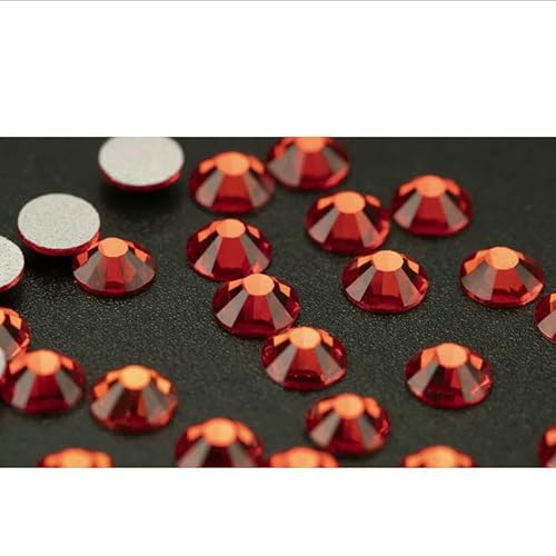 SS6-SS30 AAAAA Glas-Strasssteine ohne Hotfix, flache Rückseite, Glitzersteine, Nagelkunst-Dekorationen, DIY-Zubehör, 013 Siam-SS16, 1440 Stück SS6-SS30 AAAAA Glas-Strasssteine ohne Hotfix, flache Rückseite, Glitzersteine, Nagelkunst-Dekorationen, DIY-Zubehör, 013 Siam-SS16, 1440 Stück von DEFRTG