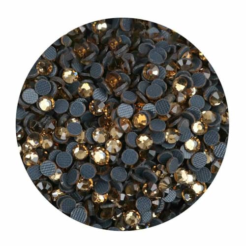 SS6 SS30 Crystal AB Hotfix-Steine, Hotfix-Strass, Glitzer-Kristall, zum Aufbügeln für Kleidungsstücke, Kleider, 16–5 mm (SS20), 1440 Stück von DEFRTG