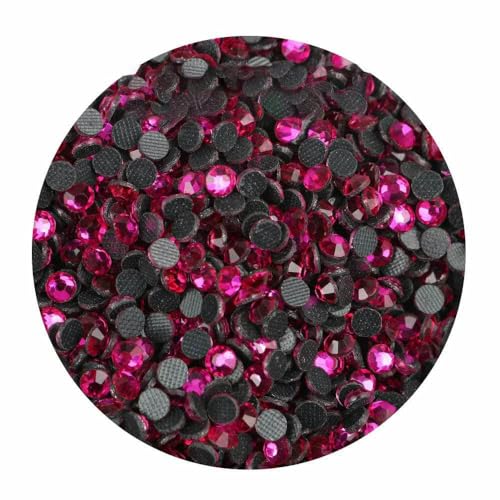 SS6 SS30 Crystal AB Hotfix-Steine, Hotfix-Strass, Glitzer-Kristall, zum Aufbügeln für Kleidungsstücke, Kleider, 27–2 mm (SS6), 1440 Stück von DEFRTG