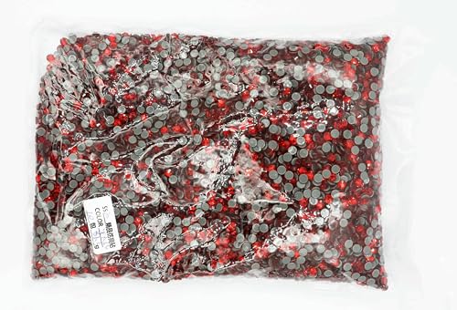 SS6-SS30 Großpackung, 42 Farben, bessere Hotfix-Strasssteine, Kristall-Hotfix-Strasssteine für Kleidungsstücke, Hell, Siam-ss6, 14400 Stück von DEFRTG
