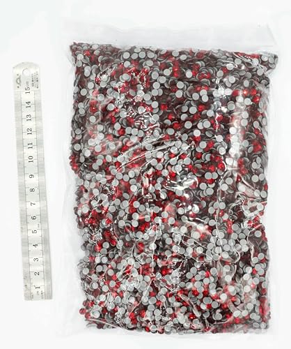 SS6-SS30 Großpackung, 42 Farben, bessere Hotfix-Strasssteine, Kristall-Hotfix-Strasssteine für Kleidungsstücke, Mid Siam, SS10, 14400 Stück SS6-SS30 Großpackung, 42 Farben, bessere Hotfix-Strasssteine, Kristall-Hotfix-Strasssteine für Kleidungsstücke, Mid Siam, SS10, 14400 Stück von DEFRTG