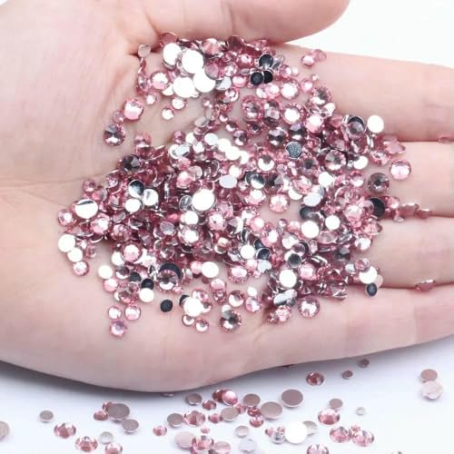 Strass-Glas-Strass-Nagelkunst-Nähstoff für DIY-Scrapbooking-Bastel-Maker-Fotoalbum-Vorlage, handgefertigte Dekoration-F2243-6 mm von DEFRTG
