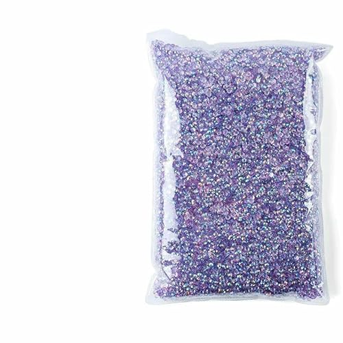 Strasssteine aus Kunstharz für Kleidungsdekorationen, nicht Hotfix-Kristallnägel, flache Rückseite, zum Aufkleben auf Strass-Zubehör – T – Heller Amethyst AB – 5 mm – 10.000 Stück Strasssteine aus Kunstharz für Kleidungsdekorationen, nicht Hotfix-Kristallnägel, flache Rückseite, zum Aufkleben auf Strass-Zubehör – T – Heller Amethyst AB – 5 mm – 10.000 Stück von DEFRTG