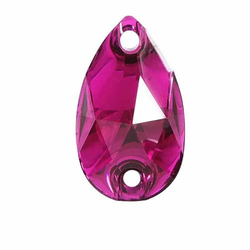 Strasssteine in Tropfenform aus Kunstharz in verschiedenen Farben zum Aufnähen, glitzernd, für Kleidung, Dekoration, Kleidungsstücke, Kleider, Dunkel Amethyst, 17 x 28 mm, 30 Stück Strasssteine in Tropfenform aus Kunstharz in verschiedenen Farben zum Aufnähen, glitzernd, für Kleidung, Dekoration, Kleidungsstücke, Kleider, Dunkel Amethyst, 17 x 28 mm, 30 Stück von DEFRTG