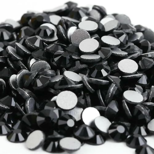 Tiefschwarzes Glas 3D-Nagelkunst-Dekorationen SS3 SS4 SS5 SS6 SS8 SS10 SS12 SS16 SS20 SS30 SS34 Kristallnägel, nicht HotFix-Strasssteine-SS3 1440 Stück Tiefschwarzes Glas 3D-Nagelkunst-Dekorationen SS3 SS4 SS5 SS6 SS8 SS10 SS12 SS16 SS20 SS30 SS34 Kristallnägel, nicht HotFix-Strasssteine-SS3 1440 Stück von DEFRTG