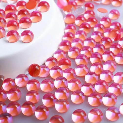 Verschiedene Größen, Meerjungfrauentränen, Glas-Strasssteine mit flacher Rückseite, bunte runde 3D-Perlen, Glitzerkristall, Nagelkunst, Kleidungsstück, DIY-Zubehör, Mokka-Orange, SS20, 1440 Stück Verschiedene Größen, Meerjungfrauentränen, Glas-Strasssteine mit flacher Rückseite, bunte runde 3D-Perlen, Glitzerkristall, Nagelkunst, Kleidungsstück, DIY-Zubehör, Mokka-Orange, SS20, 1440 Stück von DEFRTG