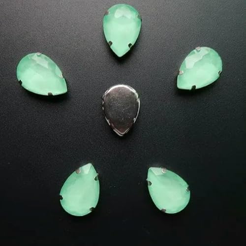Wassertropfenförmige silberne Krallenfassungen 7x10 10x14 13x18 mm Jelly Candy & AB-Farben Glaskristall zum Aufnähen von Strasssteinen für Kleidungsstücke, DIY-A8 Peridot-7x10mm, 50 Stück Wassertropfenförmige silberne Krallenfassungen 7x10 10x14 13x18 mm Jelly Candy & AB-Farben Glaskristall zum Aufnähen von Strasssteinen für Kleidungsstücke, DIY-A8 Peridot-7x10mm, 50 Stück von DEFRTG