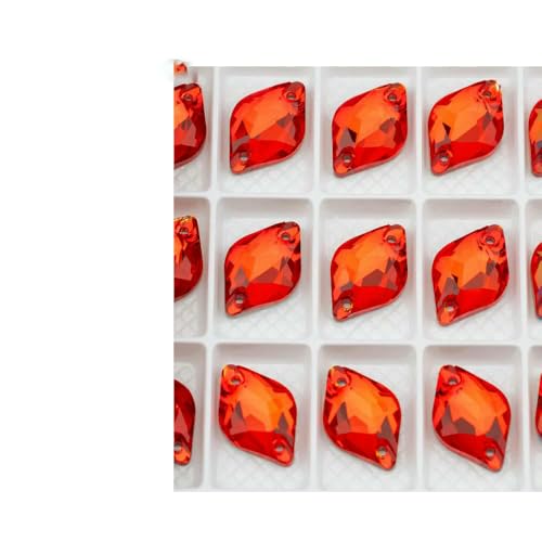 Zitronengelbe, mehrfarbige K9-Glas-Strasssteine zum Aufnähen, Kristall-Nähsteine mit flacher Rückseite für DIY-Kleidungsdekorationen, Siam, 12 x 18 mm, 24 Stück Zitronengelbe, mehrfarbige K9-Glas-Strasssteine zum Aufnähen, Kristall-Nähsteine mit flacher Rückseite für DIY-Kleidungsdekorationen, Siam, 12 x 18 mm, 24 Stück von DEFRTG