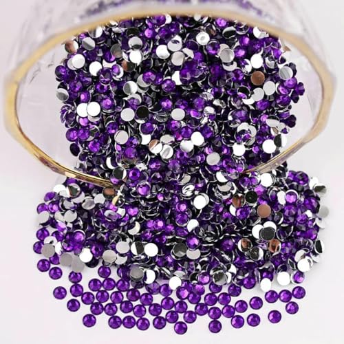 mm – 6 mm, rund, nicht Hotfix, Glitzer, Bling, Maniküre-Strass, silberfarben, flache Rückseite, Kunstharz, Strasssteine zum Aufkleben, Perlen für Nailart, Nagel-Edelsteine, DIY, A09 Ame mm – 6 mm, rund, nicht Hotfix, Glitzer, Bling, Maniküre-Strass, silberfarben, flache Rückseite, Kunstharz, Strasssteine zum Aufkleben, Perlen für Nailart, Nagel-Edelsteine, DIY, A09 Ame von DEFRTG