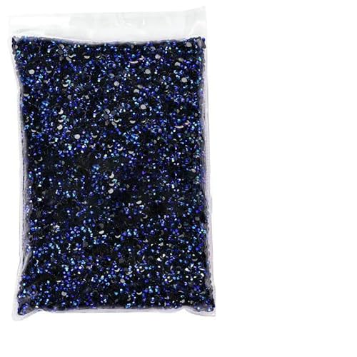 mm – 6 mm Jelly AB-Harz, nicht Hotfix-Strasssteine, Glitzer, flache Rückseite, Kristalle, Strass in großen Mengen für DIY-Nageldekoration, lila blau AB, 2 mm – 6 mm, 50000 Stück von DEFRTG