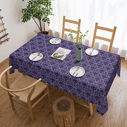 Haunted Mansion Bedruckte Tischdecke, flecken- und knitterfrei, waschbar, rechteckig, Tischdecke für Küche, Esszimmer, Party, Heimdekoration, 140 x 180 cm Haunted Mansion Bedruckte Tischdecke, flecken- und knitterfrei, waschbar, rechteckig, Tischdecke für Küche, Esszimmer, Party, Heimdekoration, 140 x 180 cm von DEHIWI
