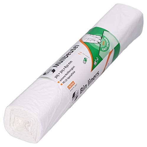DEISS FIRST PLUS 36507 aus LDPE, 1A-Material, 80 l passend für Drahtgitterkörbe, weiß, 40 Stück/Rolle DEISS FIRST PLUS 36507 aus LDPE, 1A-Material, 80 l passend für Drahtgitterkörbe, weiß, 40 Stück/Rolle von DEISS FIRST PLUS