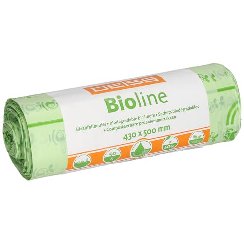 Bio-Müllbeutel DEISS Bioline 18 L, kompostierbar, 50 Stück von DEISS