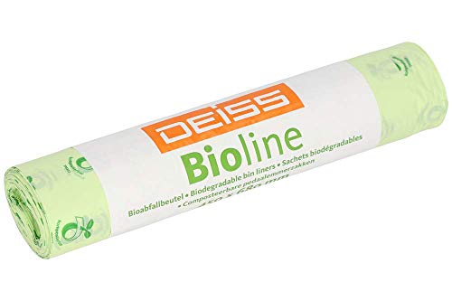 Bio-Müllbeutel DEISS Bioline 30 L, kompostierbar, 10 Stück von DEISS
