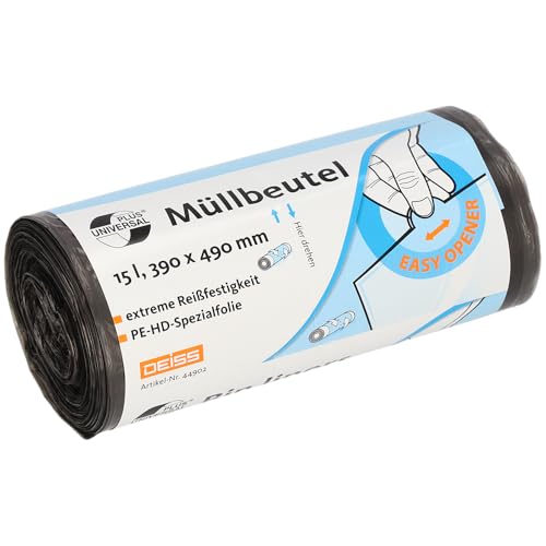 Müllbeutel DEISS UNIVERSAL PLUS 15 L, 50-er Pack Müllbeutel DEISS UNIVERSAL PLUS 15 L, 50-er Pack von DEISS