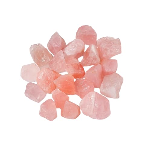 1 x natürlicher Rosen-Kristallstein – große Körnung, dekorativer Stein für Anhänger, Bastelarbeiten, Heimausstellung, Geschenk, 50 g 1 x natürlicher Rosen-Kristallstein – große Körnung, dekorativer Stein für Anhänger, Bastelarbeiten, Heimausstellung, Geschenk, 50 g von DEJIN