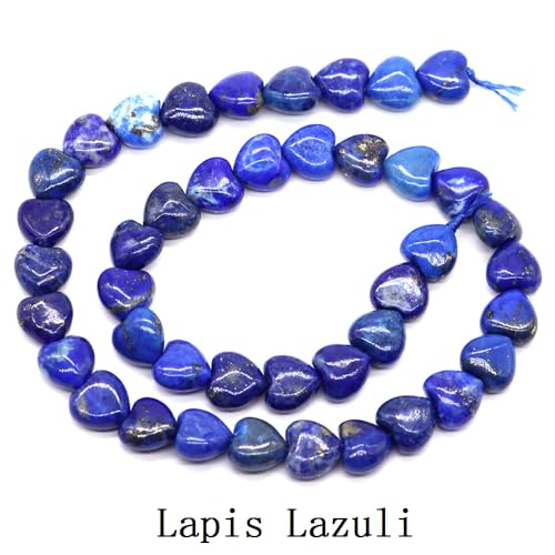 10 mm große Naturstein-Herzperlen, Opal, Amethyst, Turmalin, Abstandshalter, Perlen für die Herstellung von Halsketten, Armbändern, Zubehör 10 mm große Naturstein-Herzperlen, Opal, Amethyst, Turmalin, Abstandshalter, Perlen für die Herstellung von Halsketten, Armbändern, Zubehör von DEJIN