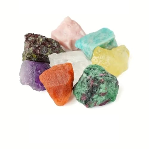 2 - 3 cm, groß, gemischt, seltener natürlicher Kristallstein, 20 Arten Kristalle, rohe Rohsteine, zufällig, 100 g von DEJIN
