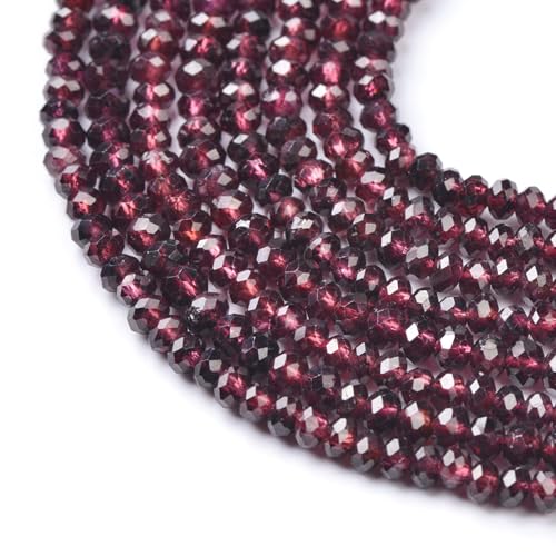 2 x 3 mm Naturstein facettierte Rondelle Perlen Labradorit lila Kristall geeignet für handgefertigte DIY Becklace-Armbänder 2 x 3 mm Naturstein facettierte Rondelle Perlen Labradorit lila Kristall geeignet für handgefertigte DIY Becklace-Armbänder von DEJIN