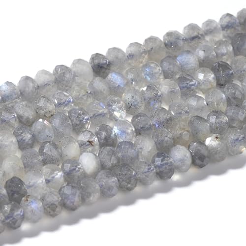 2 x 3 mm Naturstein facettierte Rondelle Perlen Labradorit lila Kristall geeignet für handgefertigte DIY Becklace-Armbänder 2 x 3 mm Naturstein facettierte Rondelle Perlen Labradorit lila Kristall geeignet für handgefertigte DIY Becklace-Armbänder von DEJIN