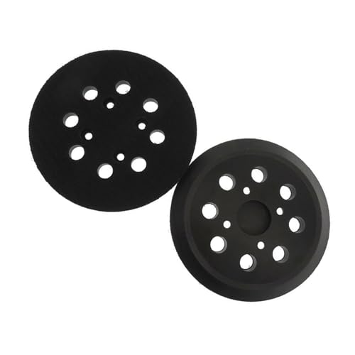 2Pack 5 Zoll Mühlen Rückstand Rad 8 Lochmuster Hochdichte Gummi Konstruktion Verbesserung Des Griffs Für Präzise Schleifen Schnellveränder von DEKKRYNFV