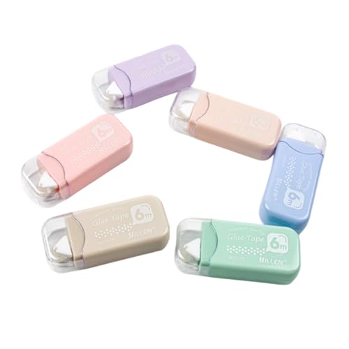 6PCS Repositionierbares Doppelseite Klebeband 6mmx6m Klebebandwalze Für Scrapbooking Kartenherstellung Fotoalbum Schnelle Anhang Light Objekte 6PCS Repositionierbares Doppelseite Klebeband 6mmx6m Klebebandwalze Für Scrapbooking Kartenherstellung Fotoalbum Schnelle Anhang Light Objekte von DEKKRYNFV