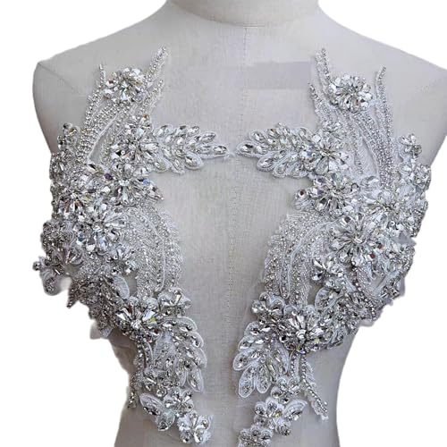 DEKKRYNFV Blingbling Strassflecken Nähen Die Reparatur Von Bannner Für Kleidungsapplagen Gestickte Patches Handwerk Elegante Kleidung von DEKKRYNFV