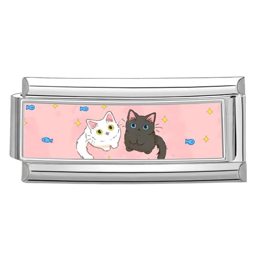 DEKKRYNFV Edelstahlanschlüsse Modular Photo Theme Links Und Charms Für Anpassbare Schmuckverarbeitung Modulare Schmuckset von DEKKRYNFV