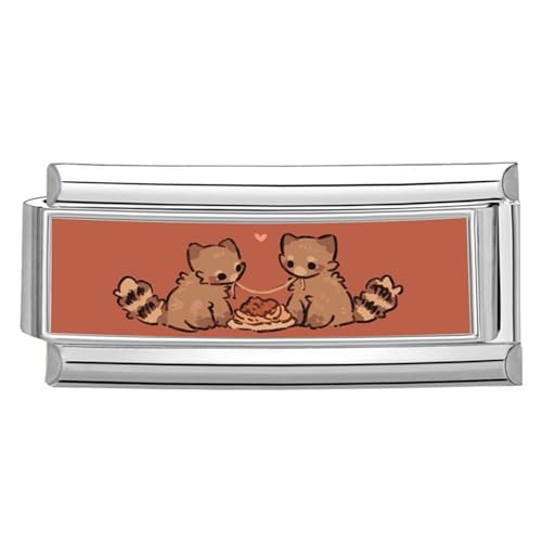 DEKKRYNFV Edelstahlanschlüsse Modular Photo Theme Links Und Charms Für Anpassbare Schmuckverarbeitung Modulare Schmuckset von DEKKRYNFV