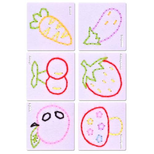 DEKKRYNFV Pädagogische Versammlung Mit Nicht Verwobenem Stoff Nähen Bastelkits Mit Farbenfrohen Fäden Für Kinder Kreativität Und Feinmotorik Entwicklungsspielzeug Für Kinder DEKKRYNFV Pädagogische Versammlung Mit Nicht Verwobenem Stoff Nähen Bastelkits Mit Farbenfrohen Fäden Für Kinder Kreativität Und Feinmotorik Entwicklungsspielzeug Für Kinder von DEKKRYNFV