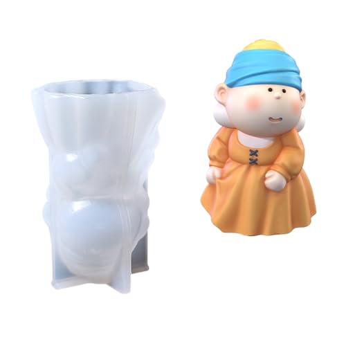 Flexible Silikonform Künstlerischer Themen Kerzenhandwerkszubehör Home Decors Kerzenform Die Zum Erstellen Hitzebeständiger Silikon Geeignet Sind von DEKKRYNFV