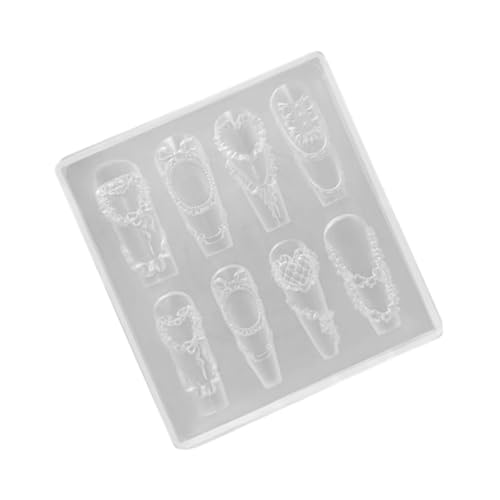 Flexible Silikonnägel Dekore Schimmel Formte Geschnitzte Muster Creme Bugknoten Crafting Werkzeugharz Schmuck Und Anpassbare Nagelcharmeform Machen Flexible Silikonnägel Dekore Schimmel Formte Geschnitzte Muster Creme Bugknoten Crafting Werkzeugharz Schmuck Und Anpassbare Nagelcharmeform Machen von DEKKRYNFV
