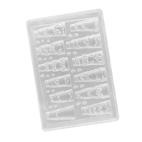 Flexible Silikonnägel Dekore Schimmel Formte Geschnitzte Muster Creme Bugknoten Crafting Werkzeugharz Schmuck Und Anpassbare Nagelcharmeform Machen Flexible Silikonnägel Dekore Schimmel Formte Geschnitzte Muster Creme Bugknoten Crafting Werkzeugharz Schmuck Und Anpassbare Nagelcharmeform Machen von DEKKRYNFV