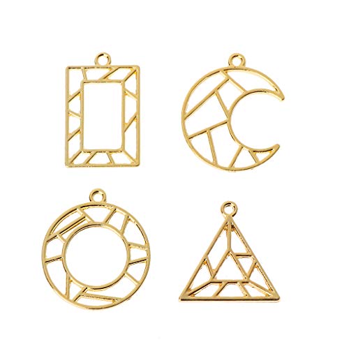 Geometrische Form Pendant Supplies Notwendige Haus Ornamente Weihnachten Rahmen Offene Lünetten Formen Gusswerkzeugharz Rahmen Oval Oval von DEKKRYNFV