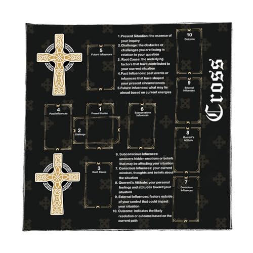 Luxuriöse Velvets Tarots Stoff Weiche Samtmatten Mystische Für Spirituelle Meditationen Und Home Dekoration Okkulte Tischdecke von DEKKRYNFV